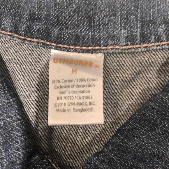 Gymboree denim jacket with embroidery - Picture 3 of 4